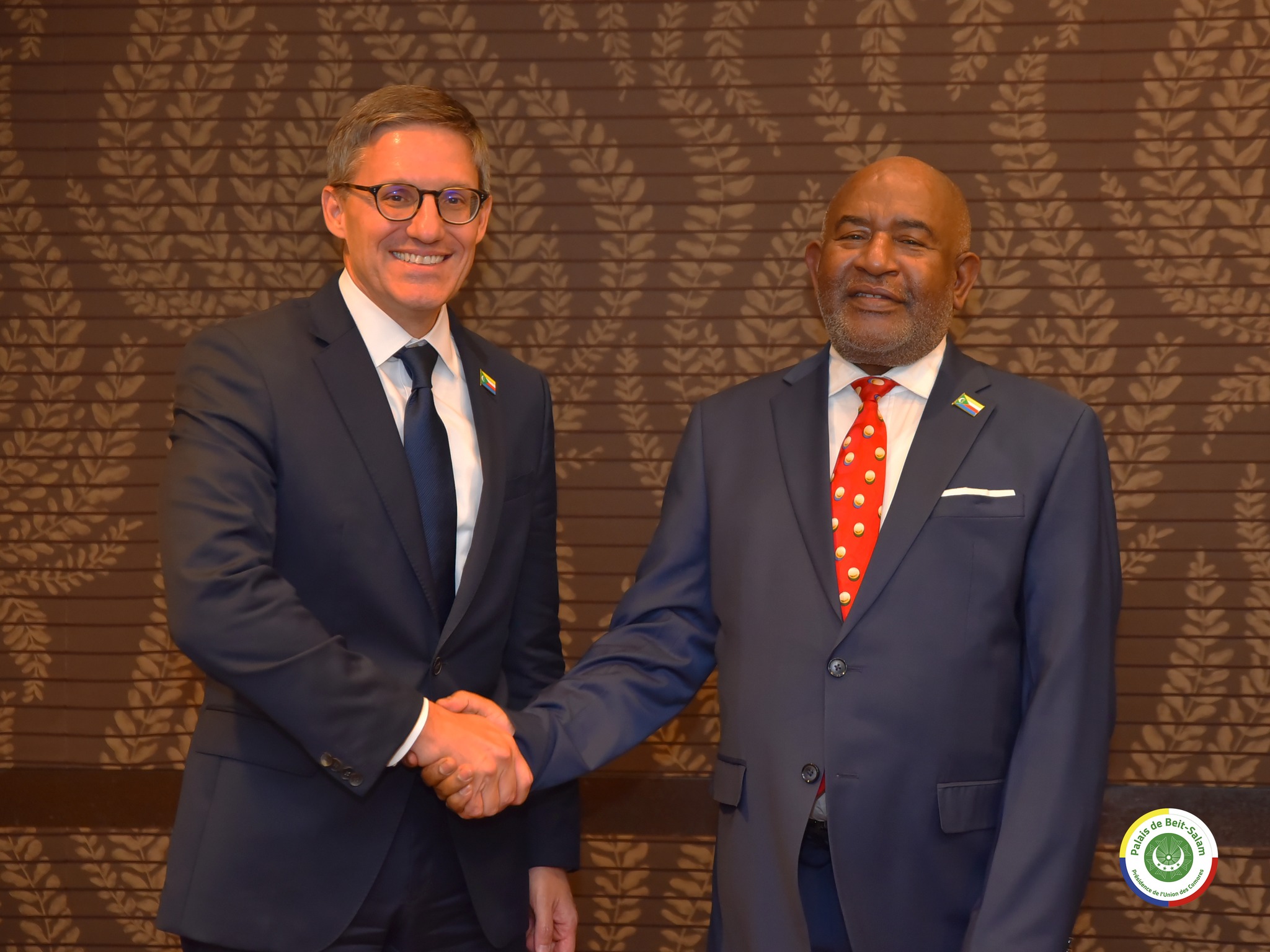 Le Président AZALI Assoumani, s’est entretenu avec Monsieur Derek Chollet, Conseiller et Sous-secrétaire d'Etat américain.